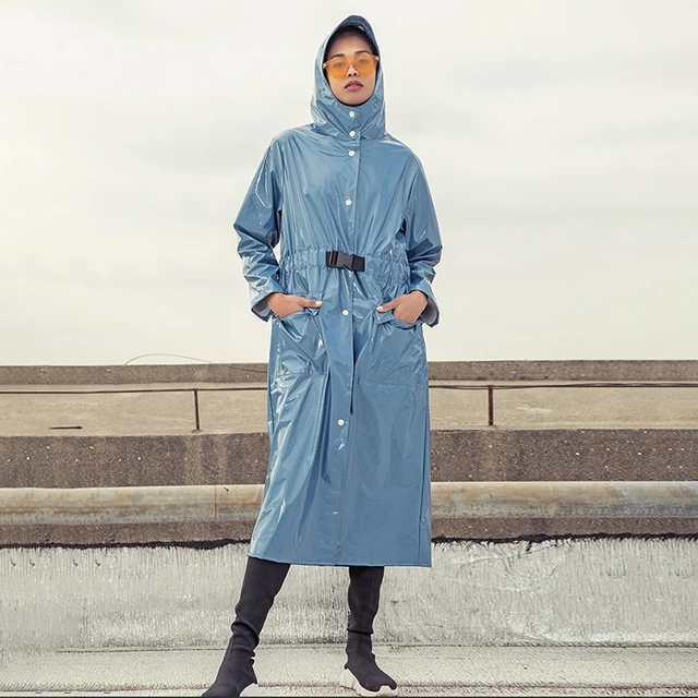 Luxury Long Women s Raincoat Outdoor Cycling Hiking Tourist Waterproof Raincoat Poncho Camping Rainproof Trench Girl s Raincoats AliExpress