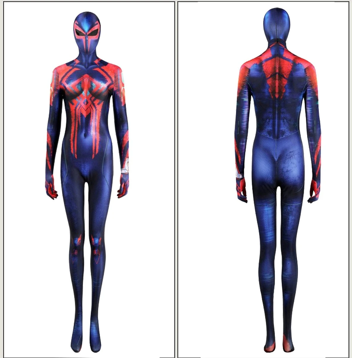 Miguel O'Hara Jumpsuit Cosplay Costumes Anime Character Halloween Party Costume Performance Clothes for Adults view 2