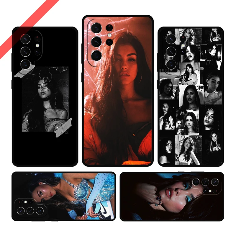 Madison Beer Phone Case For Samsung Galaxy S20 FE S21 S10 S23 Plus S24 S22 Ultra Coque Note20 Note10 S9 S8 Cover Capa