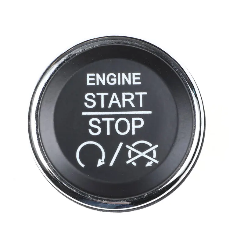 33370101 Engine Start/Stop Ignition Button for Dodge Grand Caravan Challenger Jeep Cherokee Chrysler 2009-2010 1FU931X9AC / AB