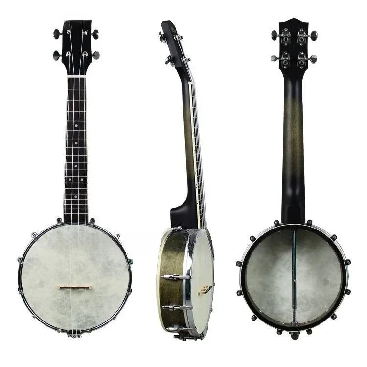 Ukulele banjo 4 strings small banjo 23 inches