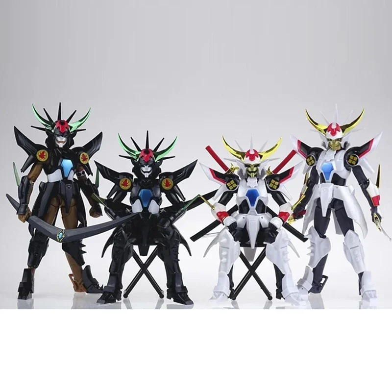 Koo Model Yoroiden Samurai Troopers Ronin Warriors Kikoutei Rekka White Black Tiger with Object Action Figure in Stock