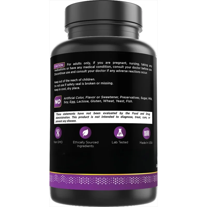 Coenzyme Q10 400mg Capsules, Beneficial for Overall Health, Suitable for Both Men and Women, 60 Capsules