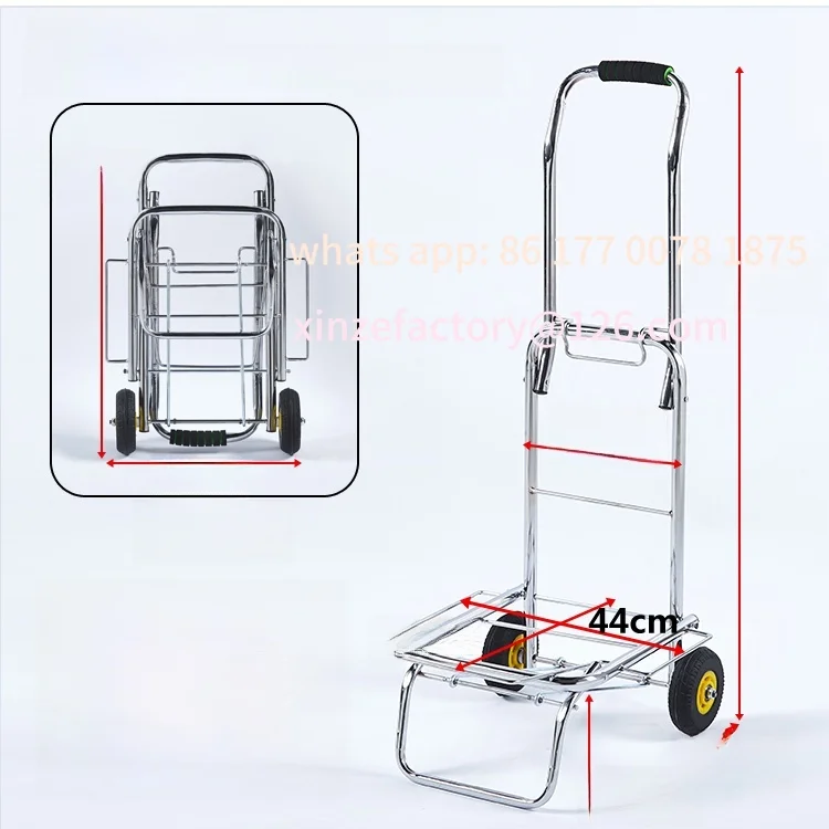 Настраиваемая легкая складная тележка с ручным управлением, тележка для подъема по лестнице, грузовая тележка, удобная для Cery