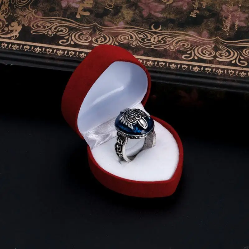 HX6F Red Hearted Wedding Wedding Diamond Rings Box для женских серьгов
