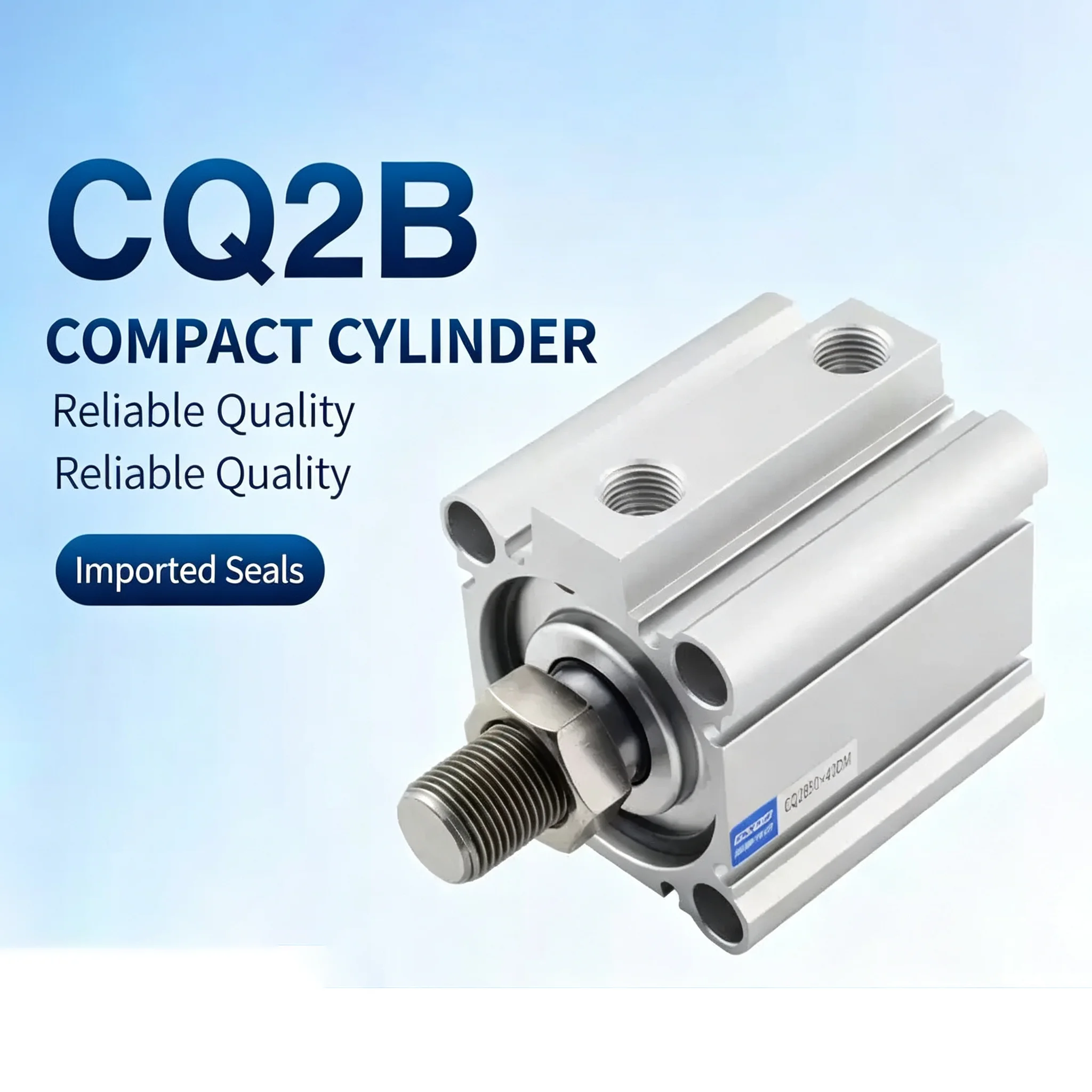 Thread Compact Cylinder Standard Double Acting Single Rod CQ2B CDQ2B DM DMZ Bore 12 16 20 25 32 40 50 63 80 100 Male
