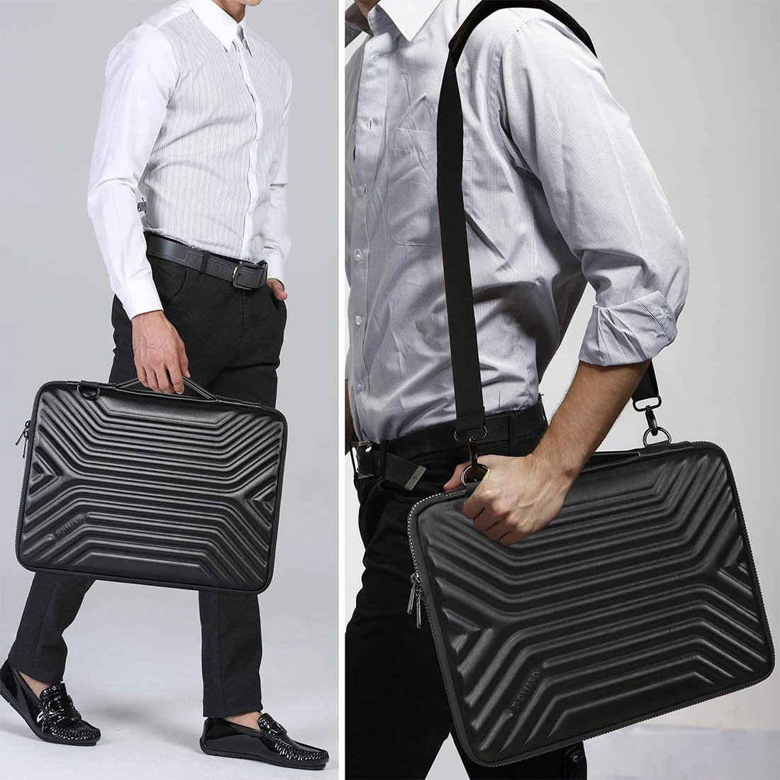 Imagem -03 - Manga Impermeável para Laptop Domiso Bolsa para Notebook Capa Protetora com Alça e Alça 10 1314 15617