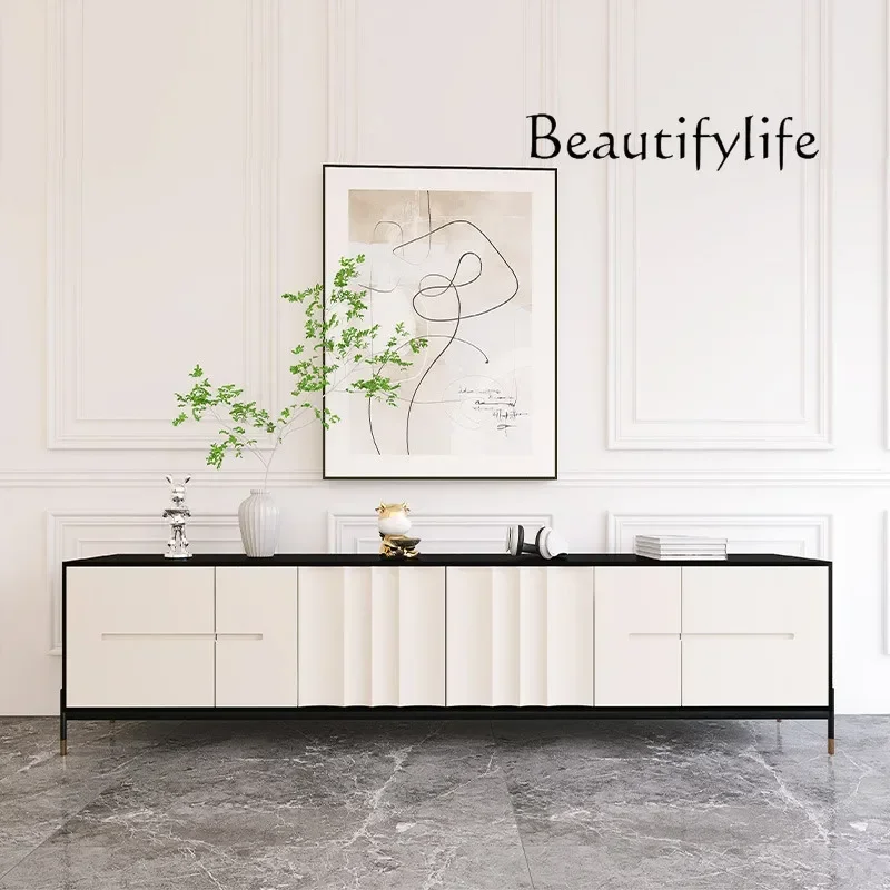 

New Nordic style modern simple TV cabinet household small apartment Italian light luxury living room locker