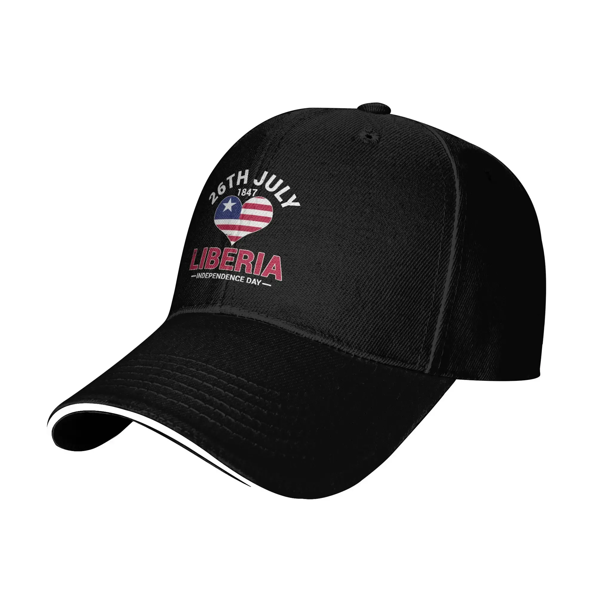 Liberia Independence Day Caps For Unisex Cool Baseball Cap Trucker Hat Travel Headewear Gift