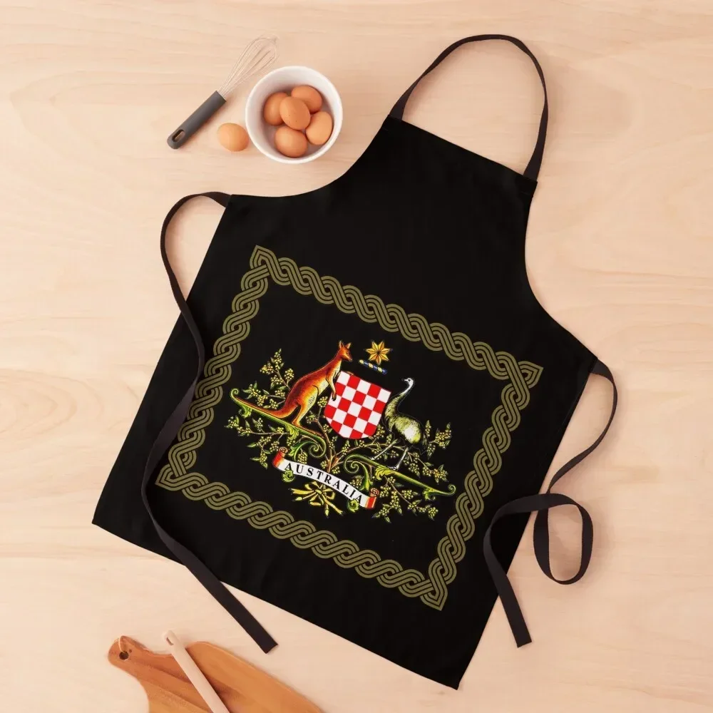 Croatian and Australian Connection Apron Professional Barber Woman Kitchen Apron