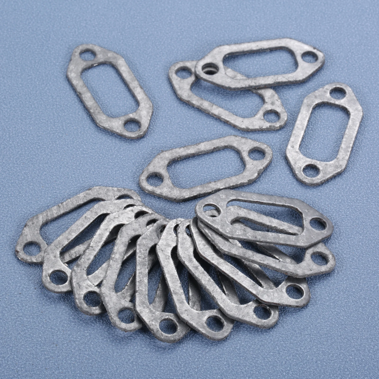 15Pcs/lot Muffler Exhaust Gaskets for Husqvarna 61 268 272 272XP 66 266 Chainsaw Replacement for 503 40 54-01 Garden Repairing