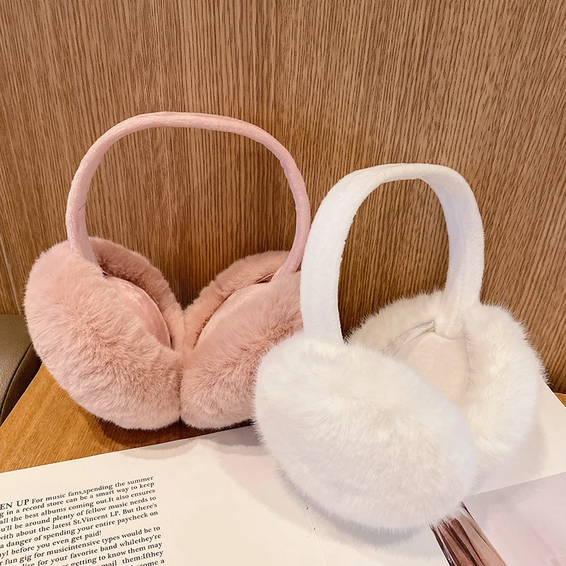 New Soft Plush Ear Warmer Winter Warm Earmuffs Unisex Fashion Earflap Outdoor Cold Protection Ear-Muffs Ear Cover