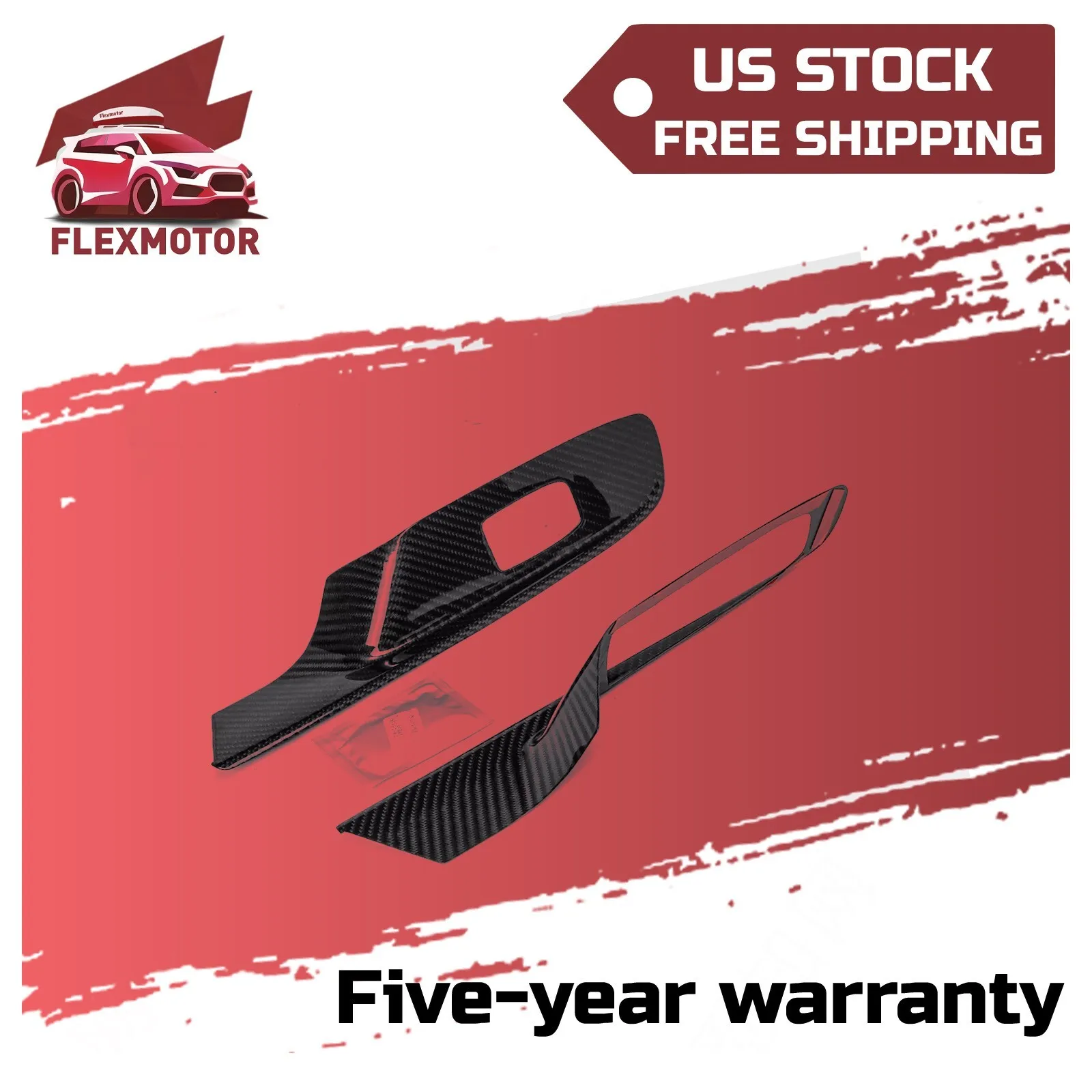 

Накладка на панель переключателя подъема окна из настоящего углеродного волокна для Corvette C8 2020-2025