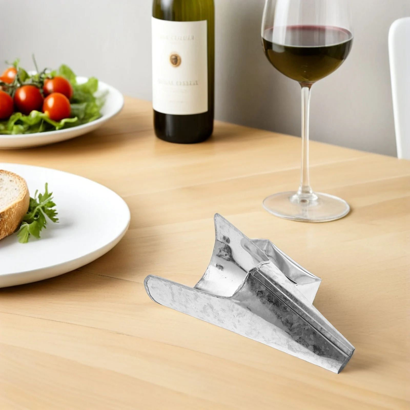 

Metal Food Funnel: Wide Mouth Heavy Duty Kitchen Tool For Chicken Processing Poultry Meat Handling Oil Transfer Liquid Packaging