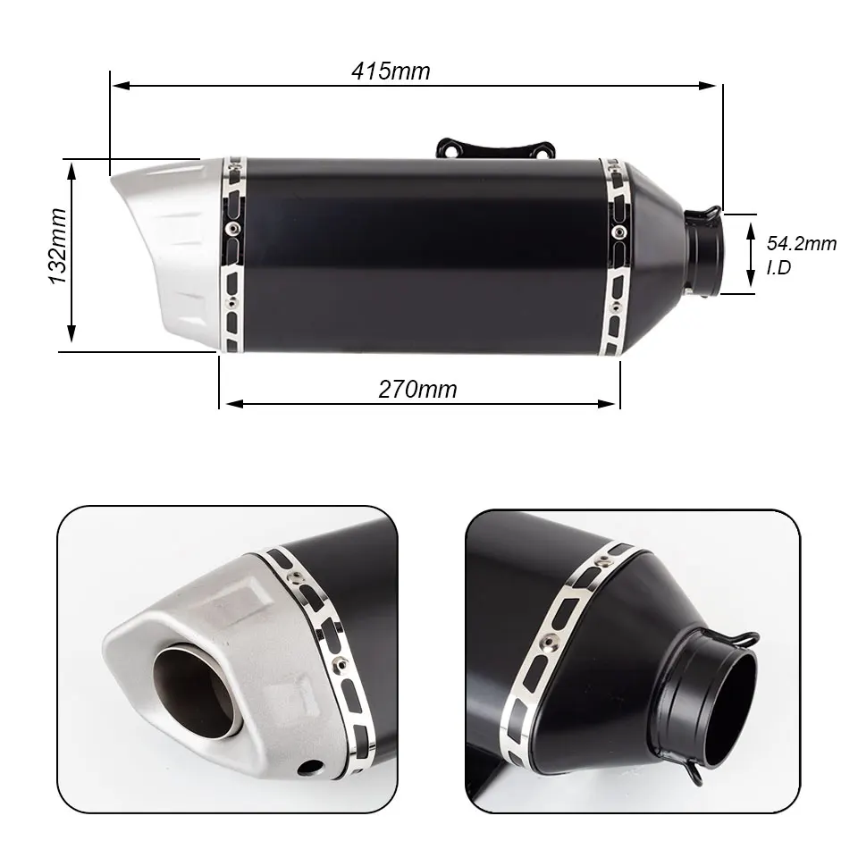 Motorcycle  Exhaust full system Escape for Piaggio vespa Sprint 125 sprint 150 primavera 125 primavera 150  2017-2022