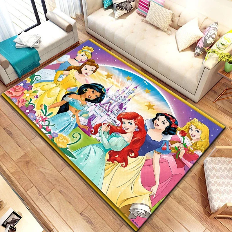 Princess Collection Carpet for children,Living room Bedroom floor mat Kitchen mat Child's Bedroom Mat,room decor，Child‘s art.