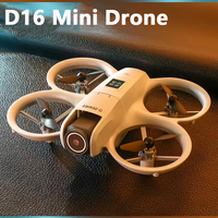 D16 Mini Drone with 180° Electric Adjustable 8K HD Camera WiFi Light Flow Drone Pocket Obstacle Avoidance Rc Quadcopter Toy Gift