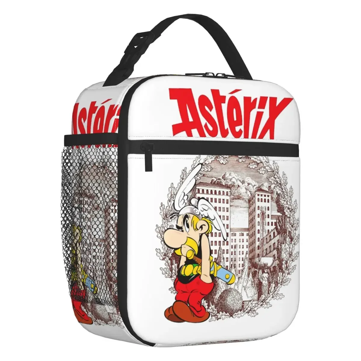 

Custom Asterix And Obelix Lunch Bag Women Thermal Cooler Insulated Lunch Box for Adult Office