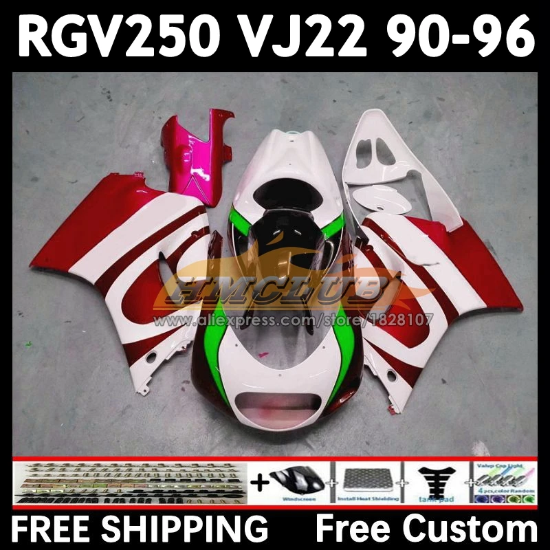 RGV250 For SUZUKI VJ22 dark red 1990 1991 1992 1993 1994 1995 1996 19No.140 RGV-250 VJ 22 RGV 250 90 91 92 93 94 95 96 Fairing