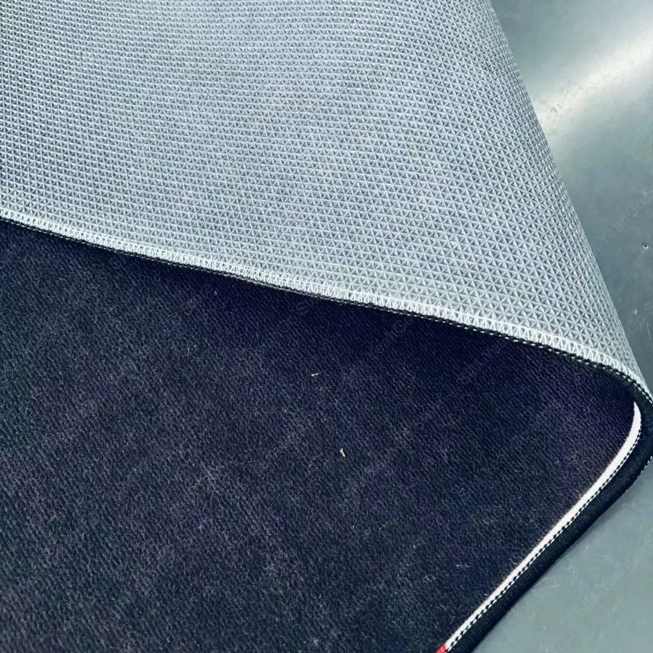 SIMDT Racing Game Carpet Racing Simulator Floor Mat Heavy-Duty Anti-Skid Design Machine Washable Blended Carpet for Gaming Seat