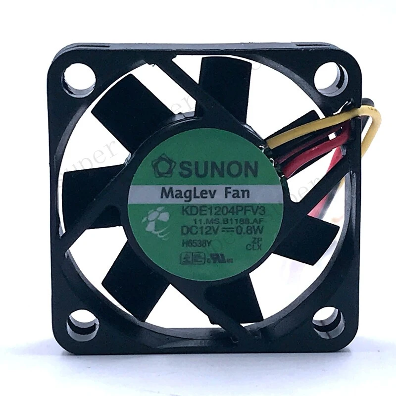 S+   Maglev Fan Original Sunon KDE1204PFV3 40mm 4CM 4010 DC 12V 0.8W 3-Pin cooling