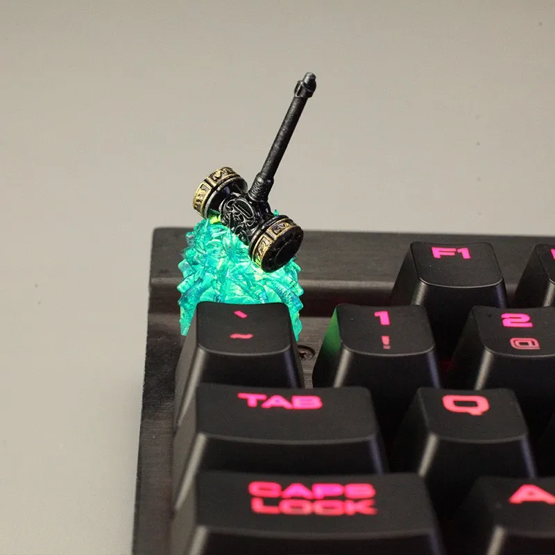 Soul Land Kyecaps Light Transmis Resin Hand-made Keycap Mechanical Keyboard Keycaps Personalized Customized Gifts