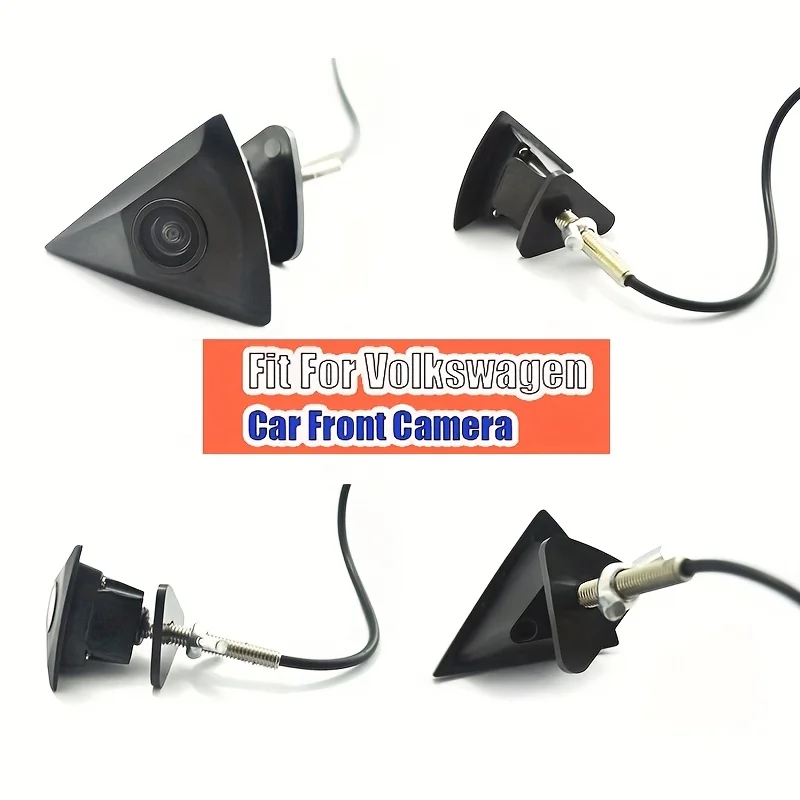 

Front View Camera for Vehicles, Compatible with VW Models Such As Golf, Jetta, Touareg, Passat, Polo, CC,Tiguan,an Embedded Logo