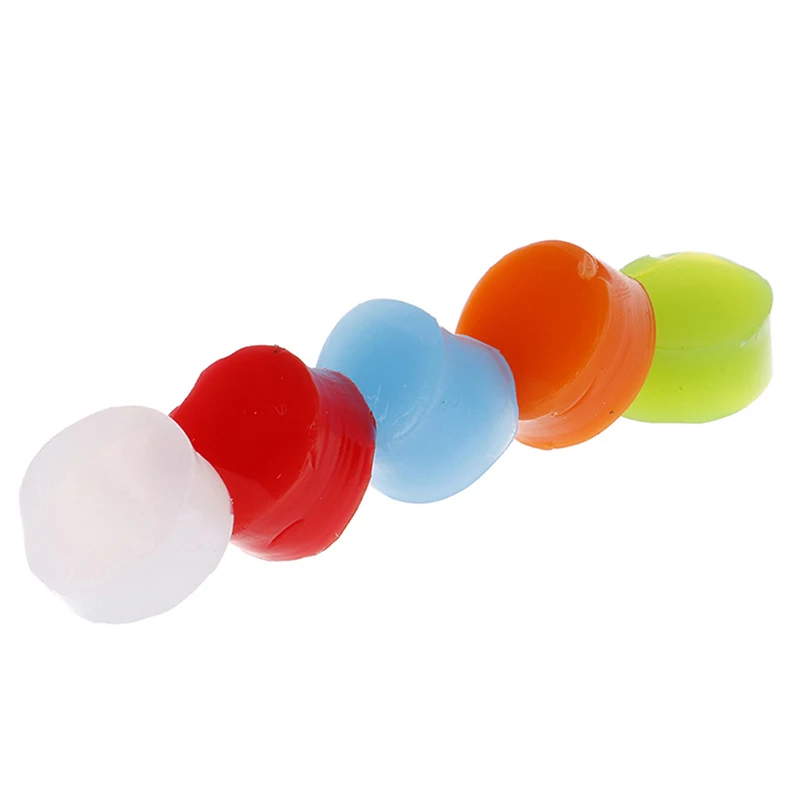 8/12PCS Silicone Ear Plugs Redução de Ruído do Sono Anti Cancelamento Som Isolamento Proteção Earplug Dormir Reutilizáveis Ear Plugs