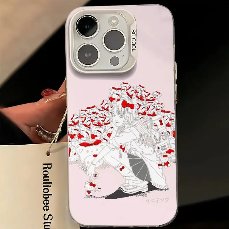 Original Hello Kitty Tomie Kawakami Phone Case for OPPO A16 A17 A18 A31 A37 A38 A53 A55 A57 A58 A74 A76 A78 A94 A98 4G 5G Cover