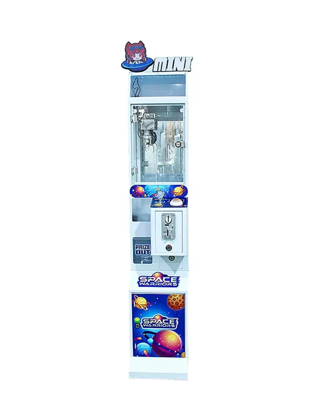 Space Warriors Claw Machine Wholesale Luxury Mini Coin operated Claw Crane Gift Prize Game Amusement Machine