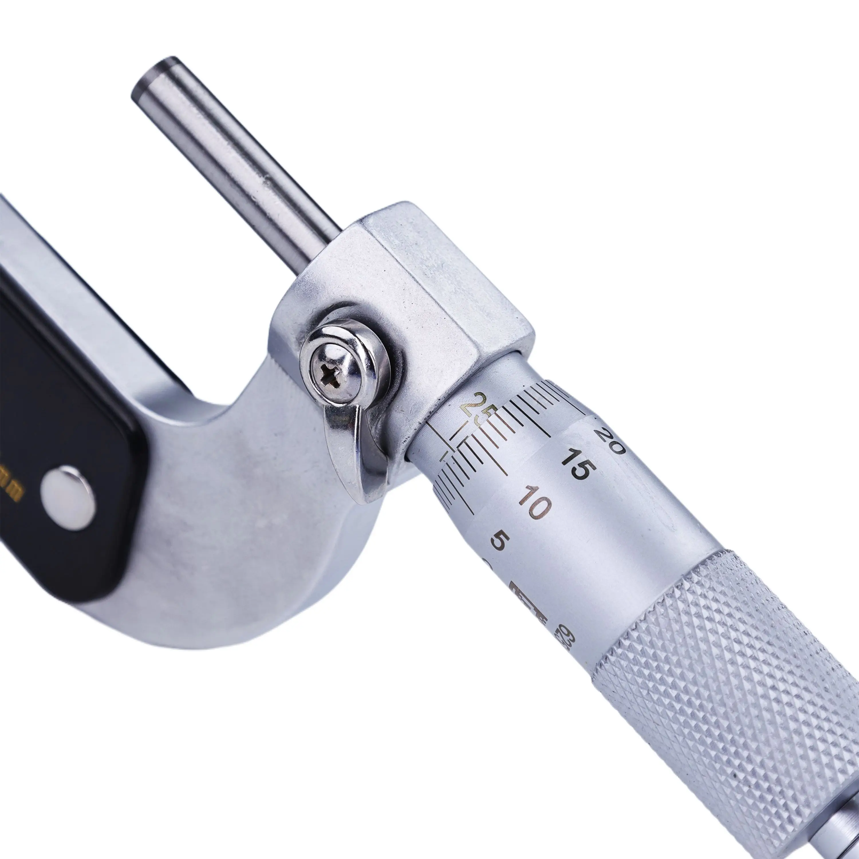 Micrômetro digital de 0-25-50-75 mm, pontas de carboneto de aço endurecido de precisão de 0,01 mm, paquímetro externo com caixa para usinagem