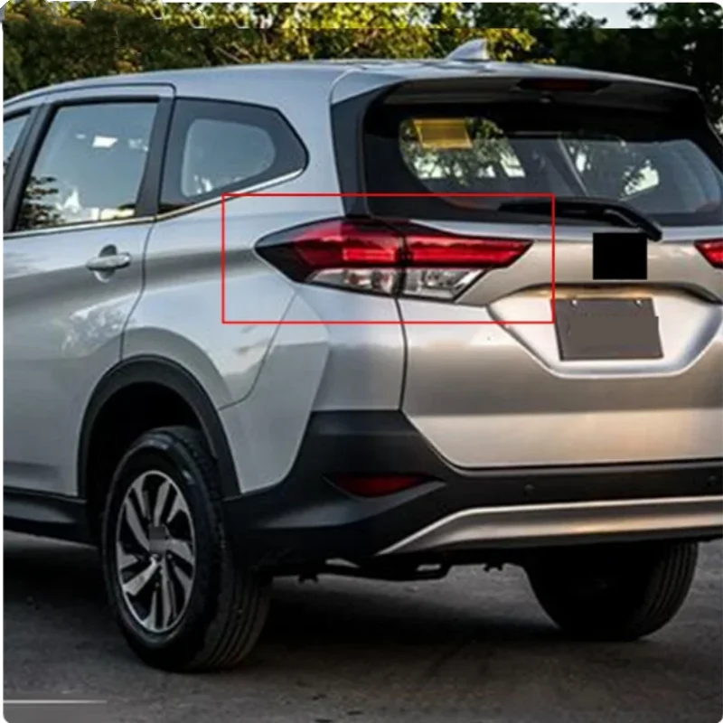 

For Toyota Rush 2018-2022 2023 Chrome Rear Back Lamp Guard Tail Light Cover Trim Car Exterior Sticker Accessories Styling