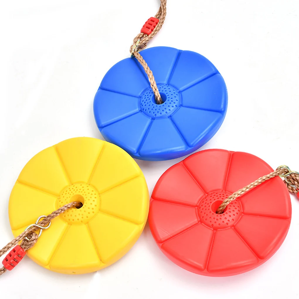 Disc Swing Seat Tuintouw Schommels Platforms Buiten spelen Speelgoedplezier