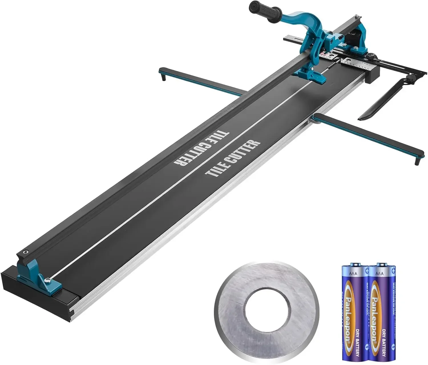 VEVOR Manual Tile Cutter, 48 inch, Porcelain Ceramic Tile Cutter with Tungsten Carbide Cutting Wheel, Infrared Positioning, Anti