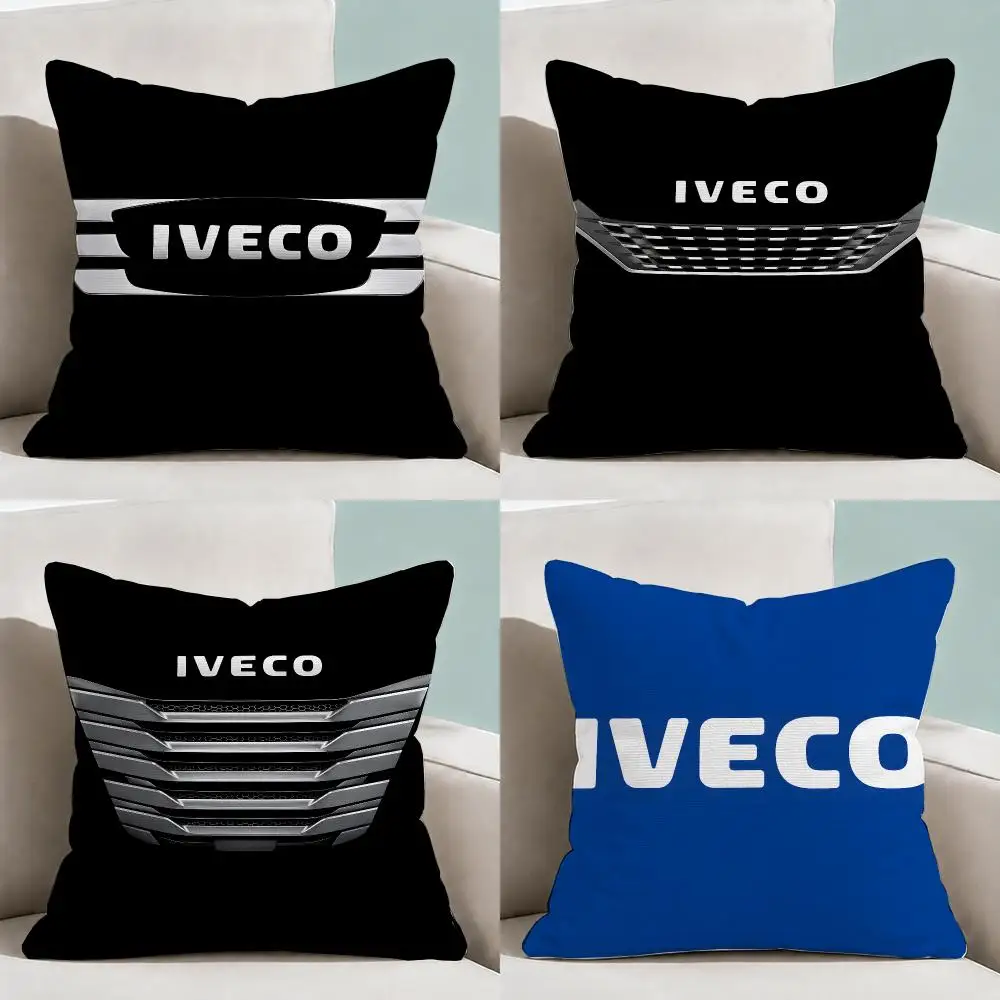 I-Iveco I-ndustrial Classic Cushion Cover  Throw Pillow Soft Short Plush Cozy Durable Colorfast For Sofa Bedroom Home Decor Gift
