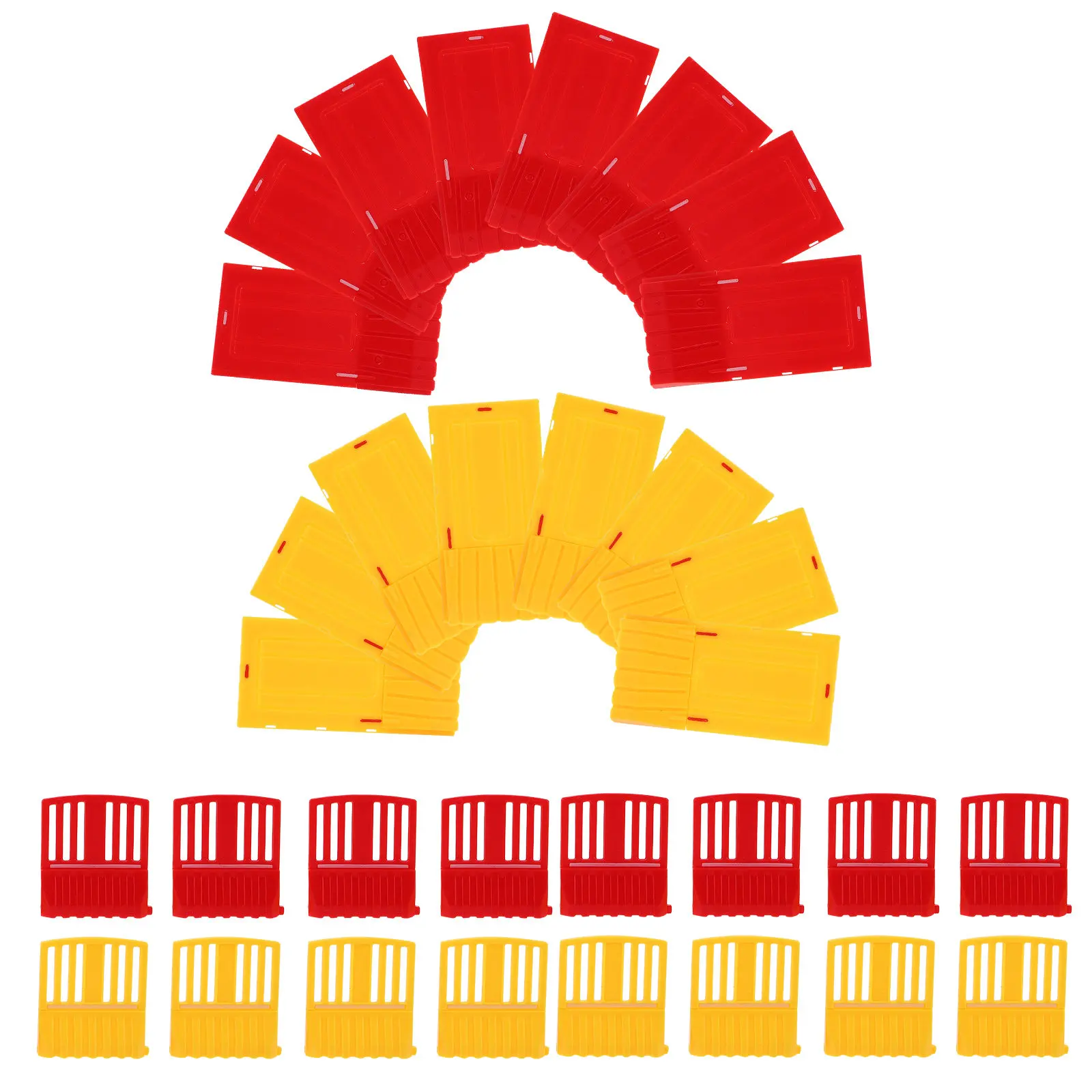 

Набор из 32 миниатюрных реалистичных ограждений для ландшафтного дизайна, декоративные баррикады для сада, ручная работа, элементы для диорамы, городские декорации из смолы