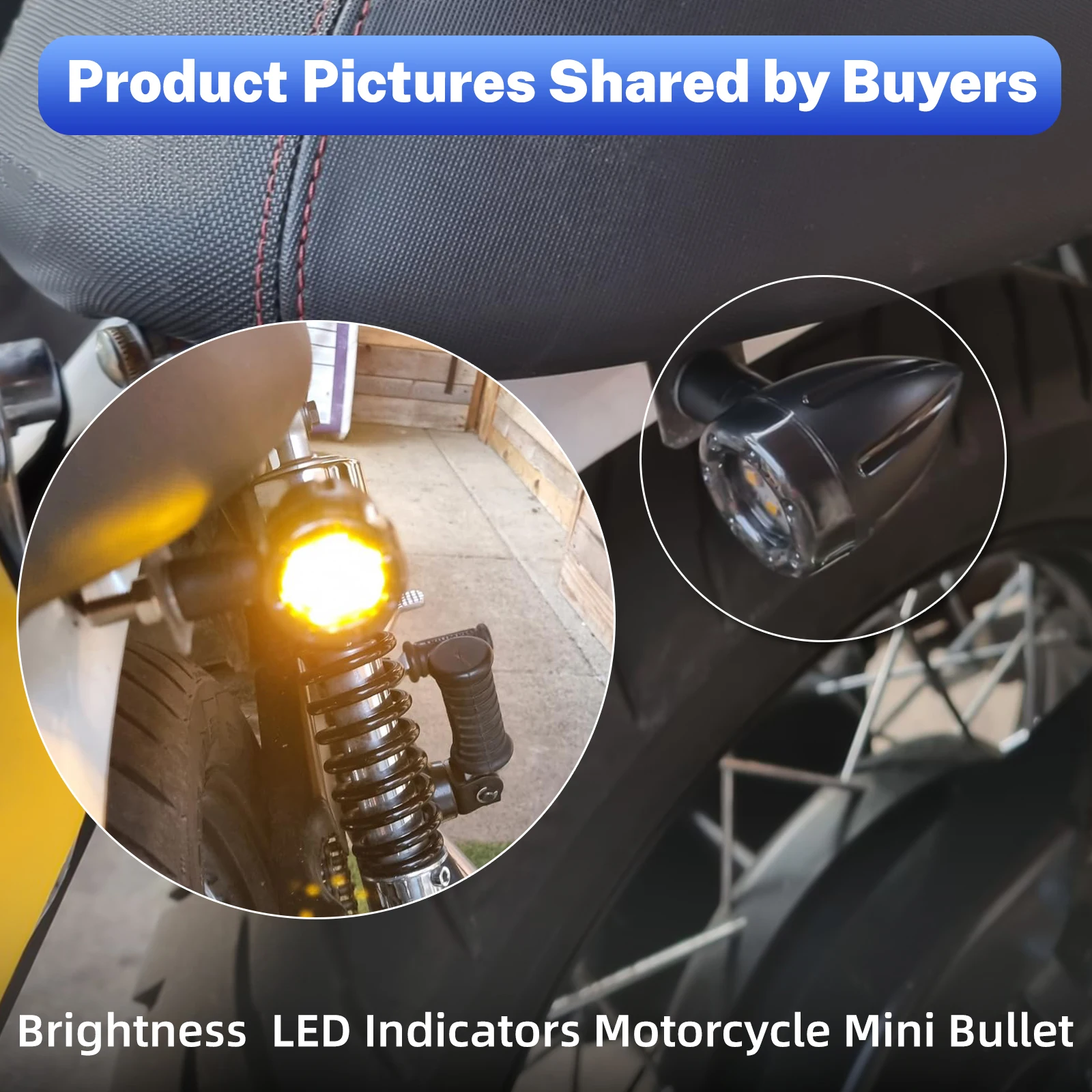 

4pcs Universal 12V 13 LEDs Motorcycle Turn Signal Lights Tail lamp For electric scooters cruisers off-road street motorbikes