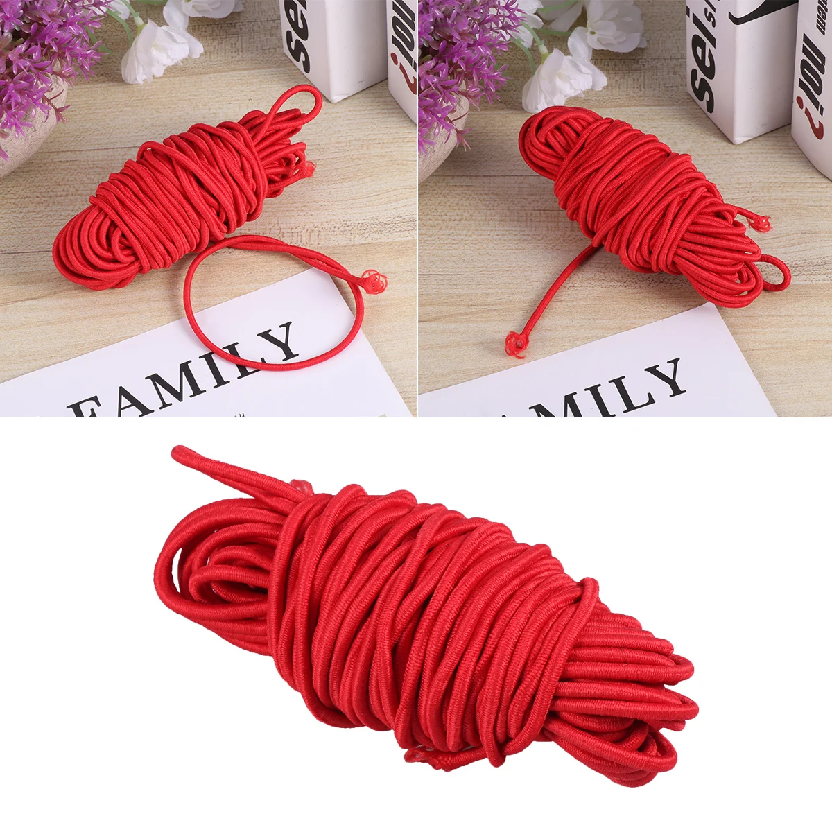 

1pc Elastic Rope Rubber Band Sturdy Round Stretch Cord Multi-purpose Fix Transport Storage Accessories for Garments Bags