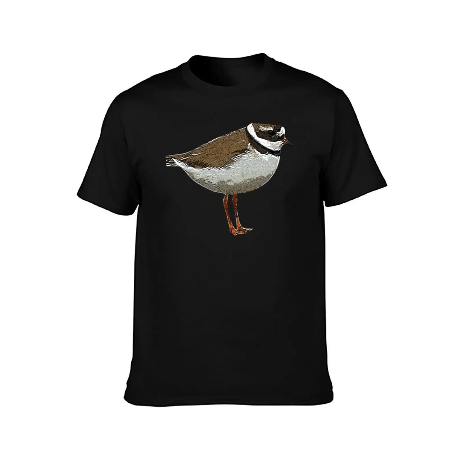 Common Ringed Plover White Alternate Design T-Shirt man t shirt valentines boutique clothes plain tee shirts for men