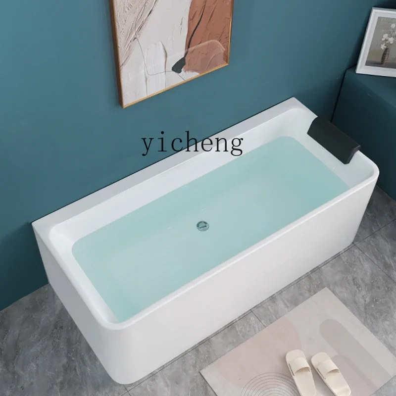 

acrylic seamless splicing adult thin edge thermostatic surf hotel homestay square bathtub