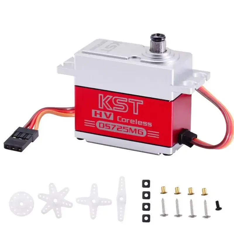 KST DS725MG HV Digital Coreless Servo 18KG Programmable Metal Gear Motor for 550 700 Class Cyclic RC Airplane
