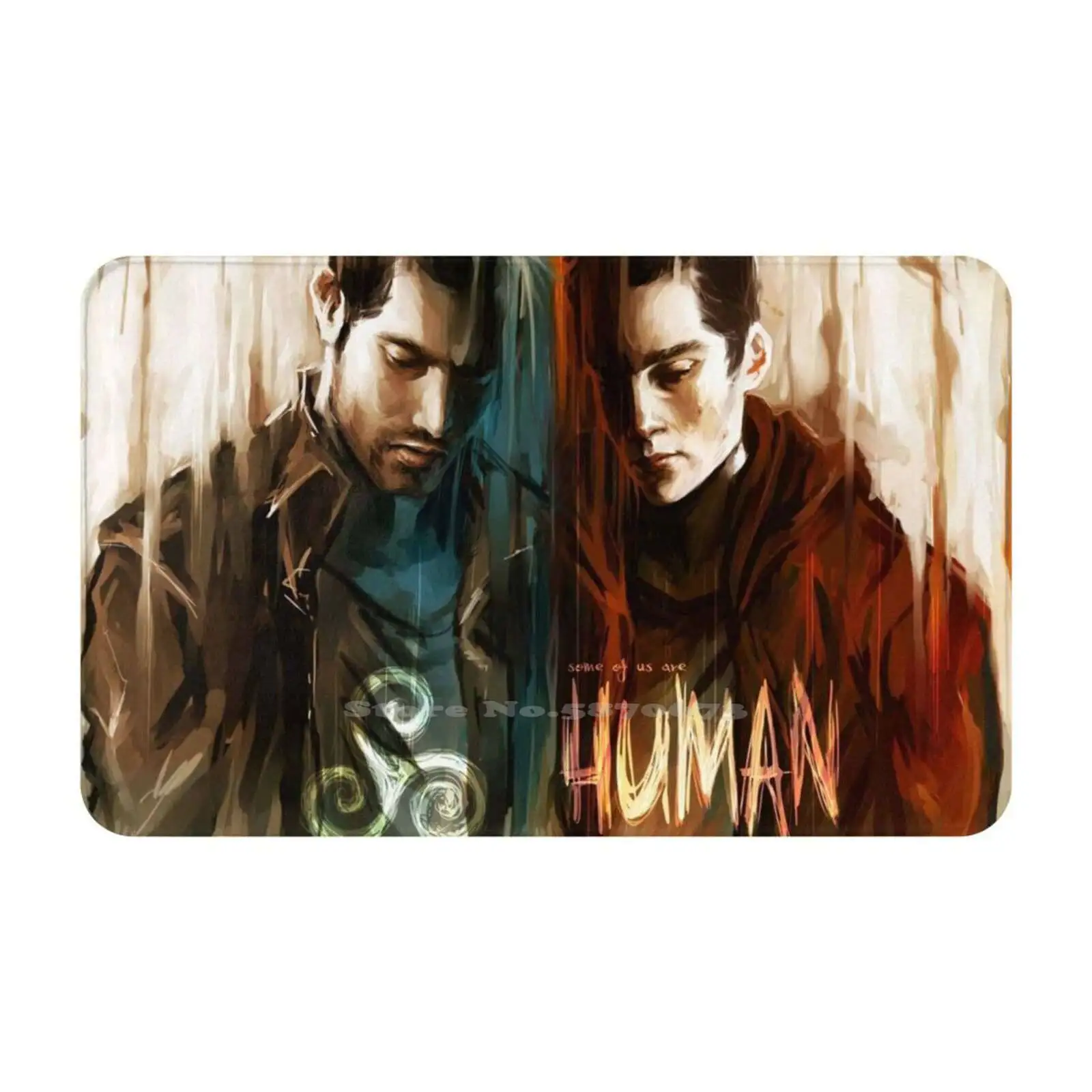 Derek&Stiles Soft Cushion Car Home Carpet Door Mat Derek Stiles Sterek Teen Wolf