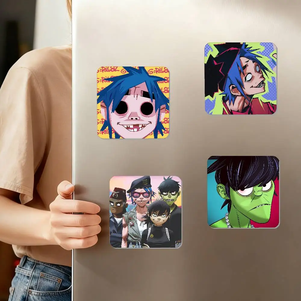 Virtual Band G-Gorillazs Refrigerator Magnet Personalized Creative Magnetic Stickers With Magnets