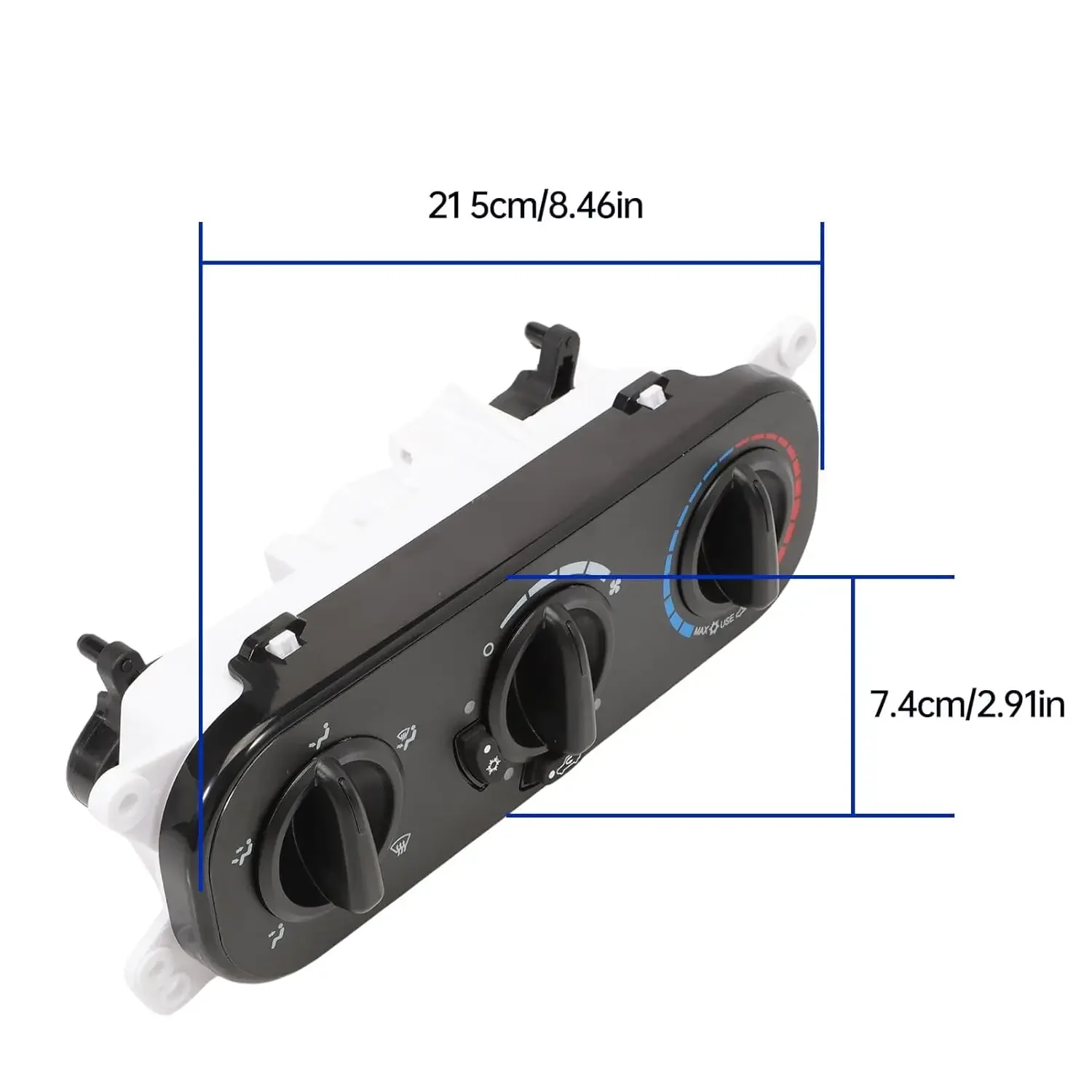 Klimasteuerungspanel für Klimaanlage und Heizung OE 55111841AE, passend für Jeep Wrangler 2007-2010 – Detail 2