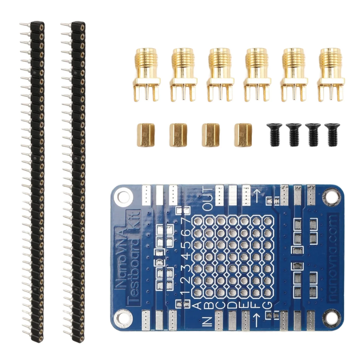 

ABQR Testboard Kit VNA Test Demo Board Vector Network Analyzer Testing Board