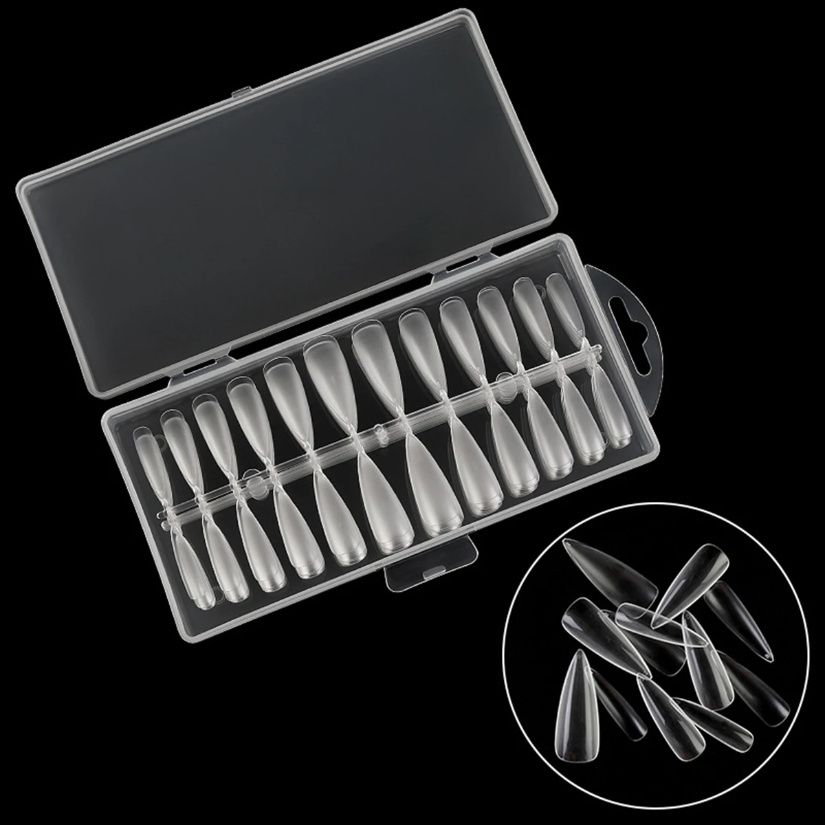 

240 Pcs Fake Nail Patch Manicure Accessories Stickers Nails False Full Coverage Premium Material Easy Apply Nail Art Party Gift