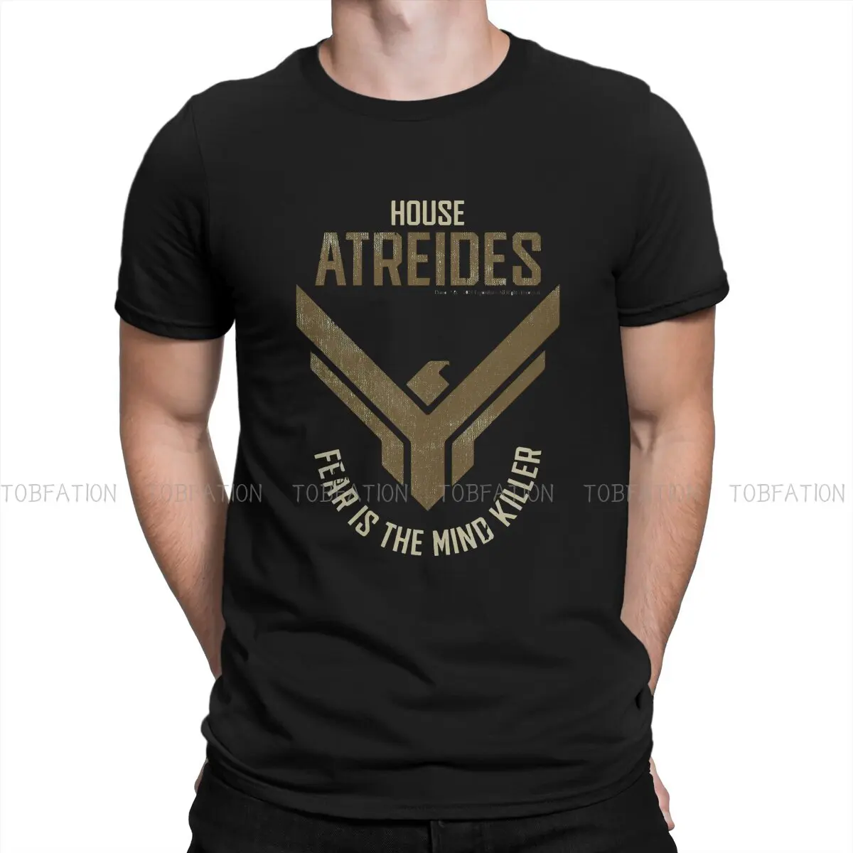 Movie Dune House Atreides Cotton T Shirt Harajuku Graphic Men's Tshirt O-Neck Short Sleeve