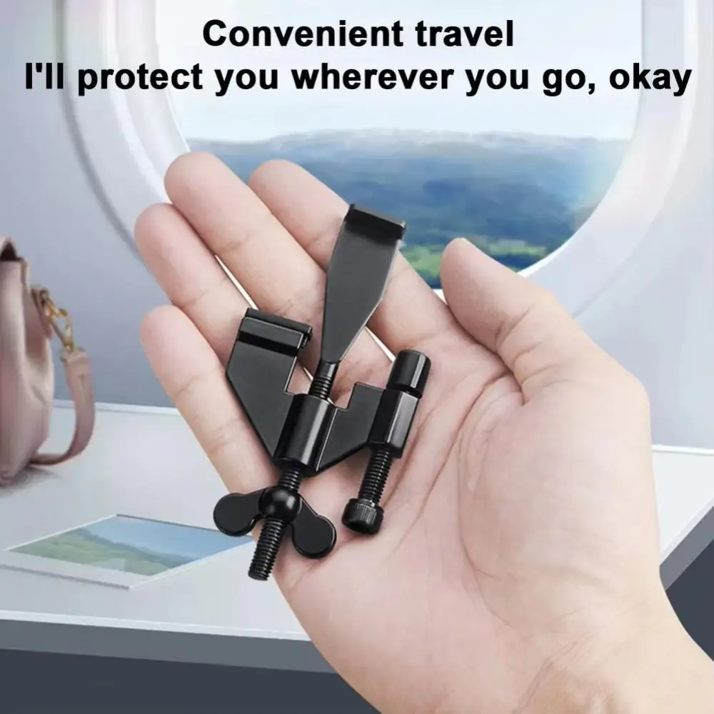 Convenient Anti-theft Door Lock Childproof Easy To Install Door Stopper Portable Zinc Alloy Lock Buckle Home