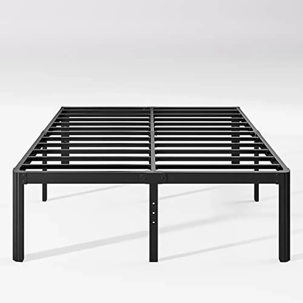 18 inch zwaar uitgevoerd kingsize platformbedframe geluidsvrij metalen bedframe kingsize matrasondersteuning opslagruimte eenvoudige montage stevig en