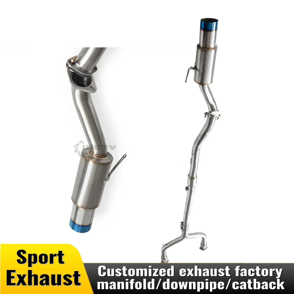 

Exhaust pipe for Infiniti Q50S 3.7 2014-2022high quality exhaust midpipe stainless steel racing performance exhaust installation